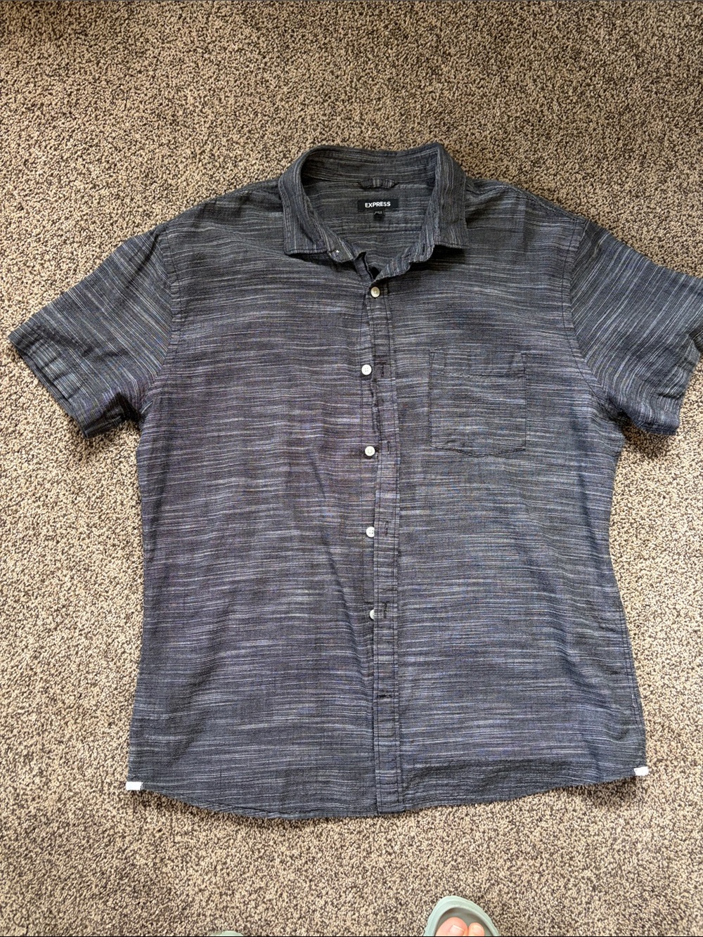 Men’s express button down shirt